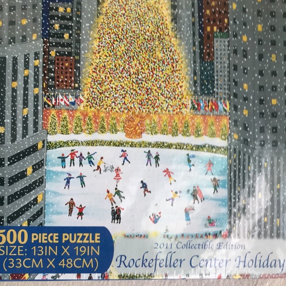 New Briar patch Jigsaw Puzzle 🧩Rockefeller Center Holiday 500 pieces 2011 - Picture 9 of 9